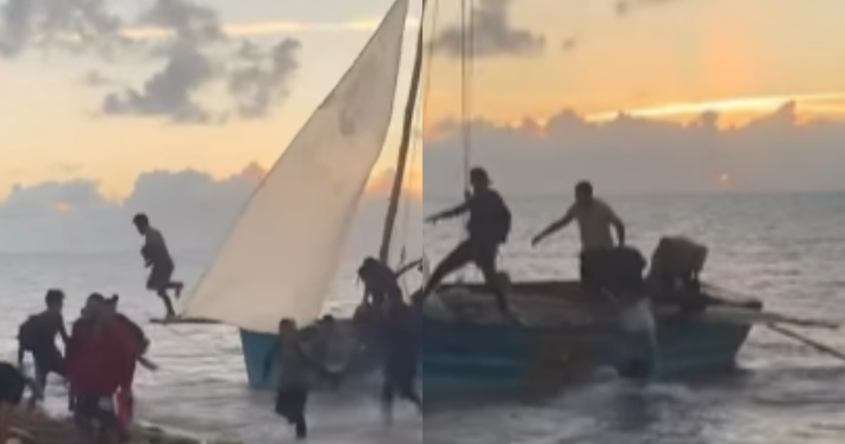 Balseros cubanos llegan a Islamorada tras siete días en el mar