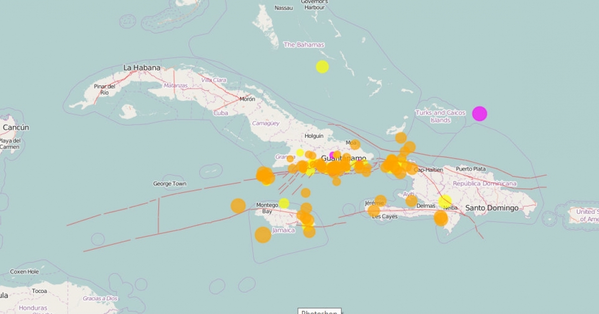 Sismo De Grados En Santiago De Cuba