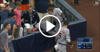 Tremendo el fildeo de Candelita Iglesias