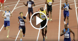 Usain Bolt se lesiona en su última carrera