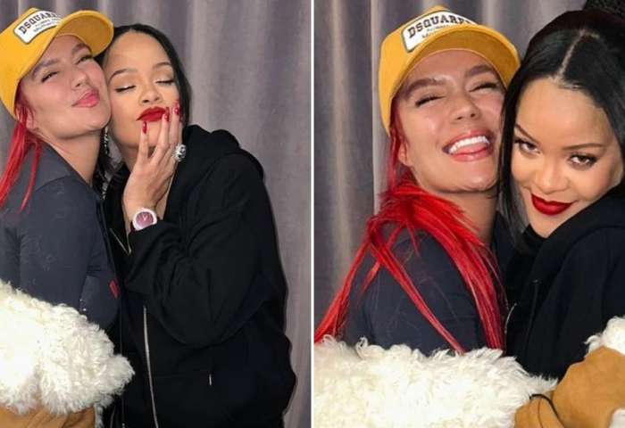 Karol G cumple su sueño de conocer a Rihanna en el Super Bowl 2023