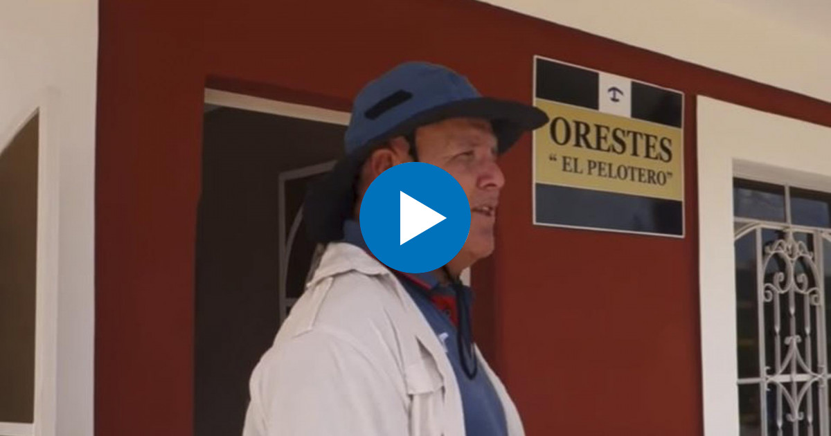 El expelotero pinareño Orestes González triunfa hoy como cuentapropista
