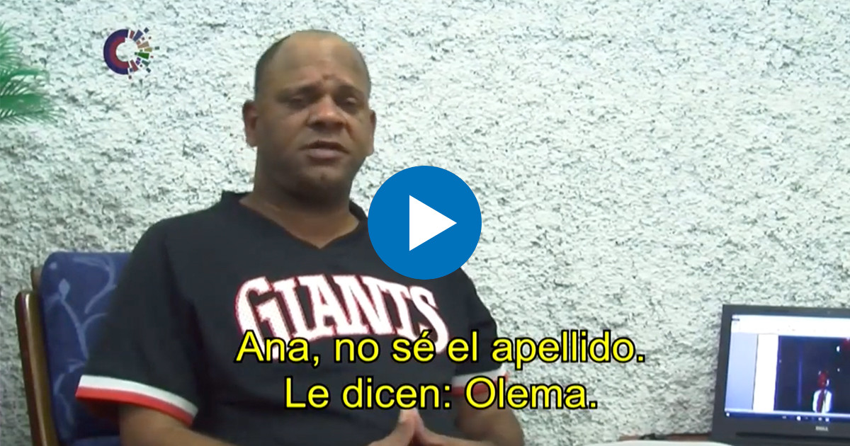 Captura de video de la Televisión cubana