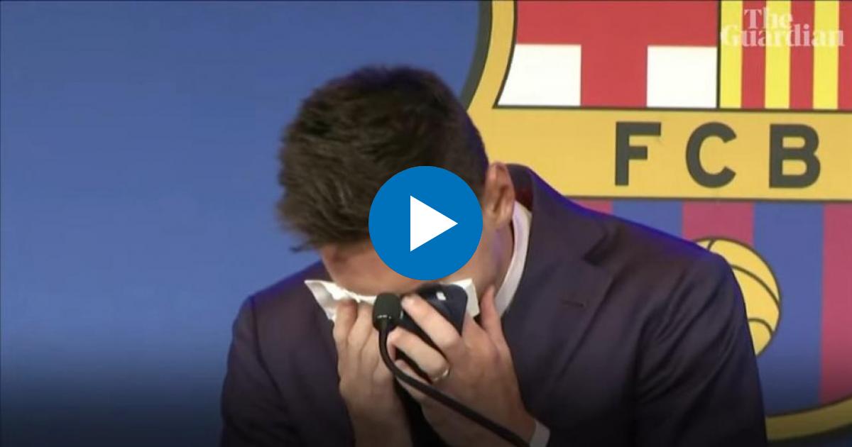 Leo Messi © Captura de video de YouTube de Guardian Football