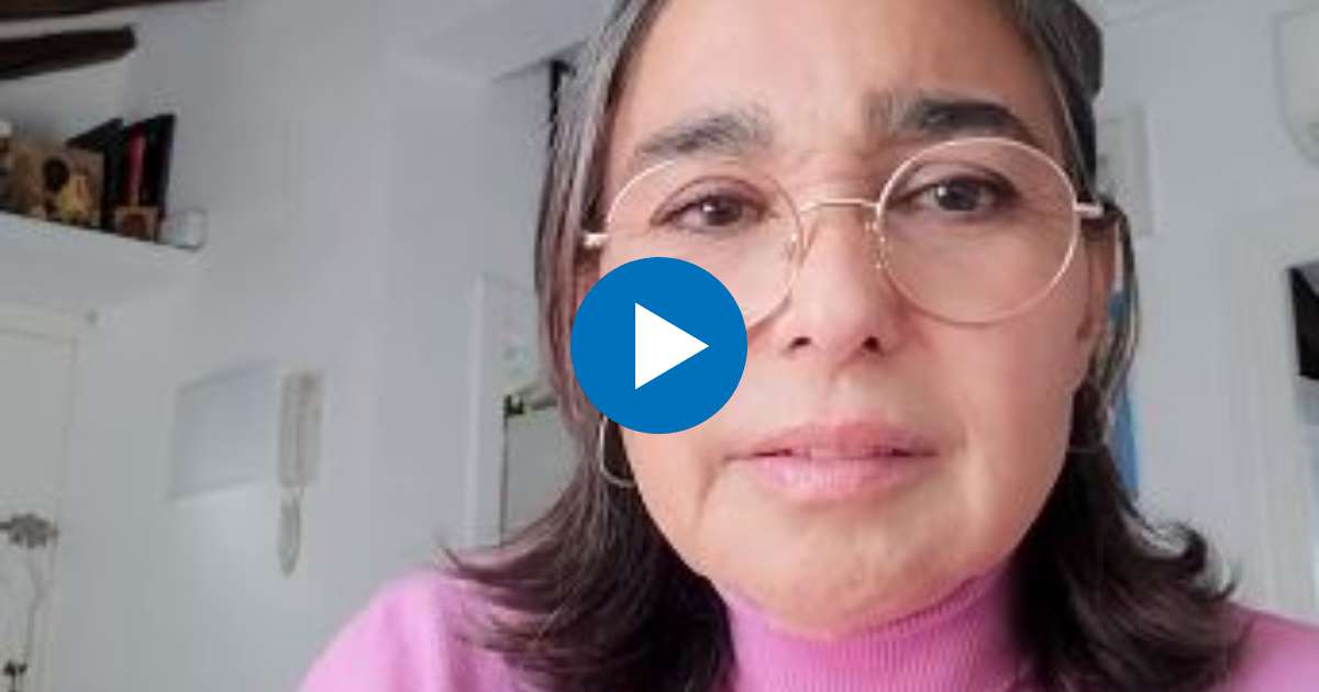 Captura de video de Facebook de María Isabel Díaz 