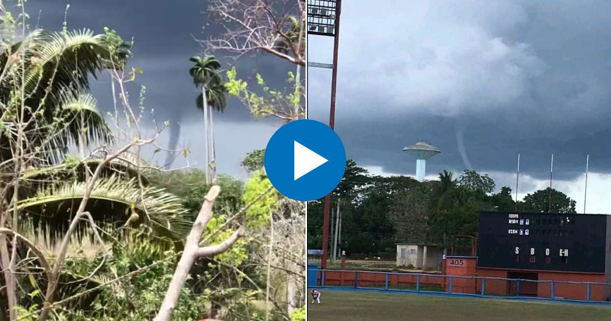 Un tornado y fuertes lluvias azotan la provincia cubana de Artemisa