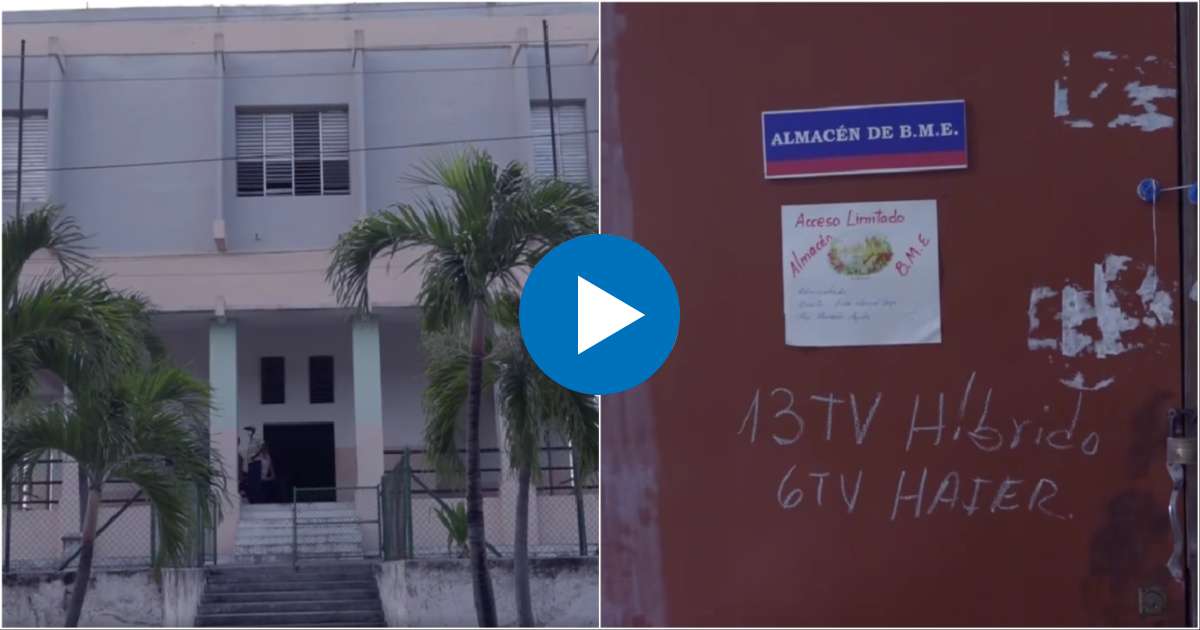 Escuela de Diez de Octubre © Captura de Facebook / Héroes de azul en Cuba