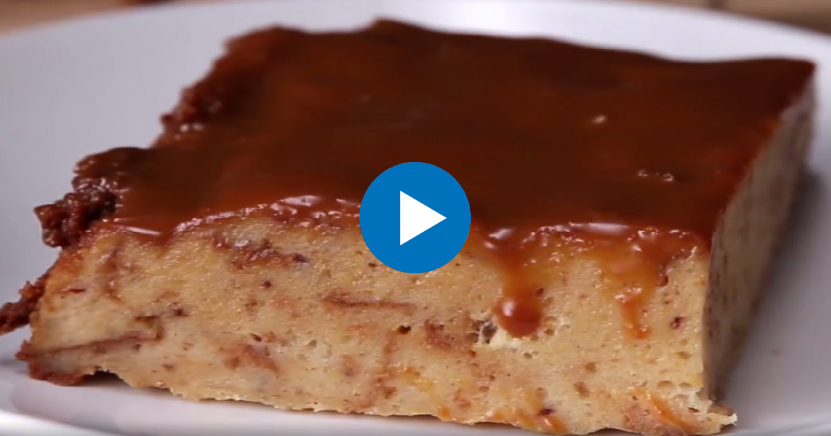 Pudin de pan sabor "Tres Leches"