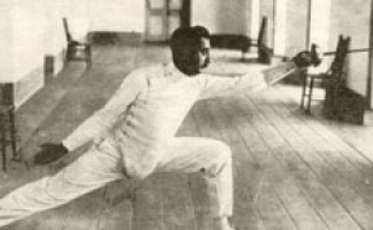El primer latinoamericano medallista olímpico: el cubano Ramón Fonst
