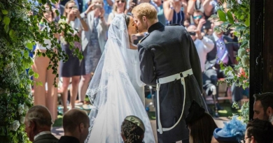 Meghan Markle y el príncipe Harry comparten fotos inéditas de su boda un año después