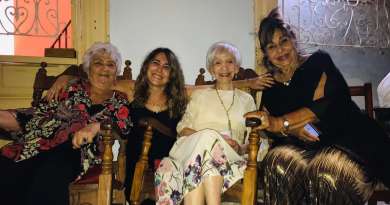 Tahimí Alvariño junto a Paula Alí, Verónica Lynn y Diana Rosa Suárez: "Tres bellas e inmensas mujeres y actrices"