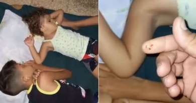 Padre cubano comparte desgarrador video de sus hijos durmiendo en el portal por apagón: "Esto es un abuso"