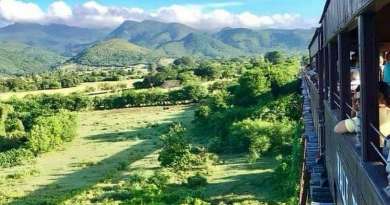 Restablecida ruta del tren turístico por el Valle de los Ingenios en Trinidad