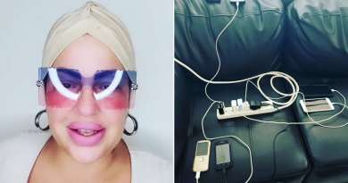 La Diosa ayuda a sus vecinos a cargar celulares en medio de los apagones