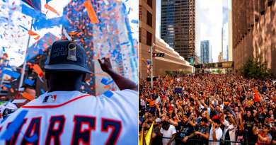 Multitudinaria celebración en Houston por victoria de los Astros en la Serie Mundial