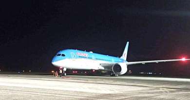 Primer vuelo de aerolínea italiana Neos arriba a Cayo Largo del Sur