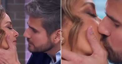 Adamari López protagoniza beso de telenovela con Daniel Arenas