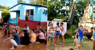Cubanos protagonizan protesta en pueblo de Matanzas por falta de agua