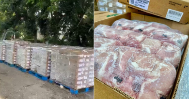 Mipyme vende carne de cerdo importada directo del contenedor en plena calle de La Habana