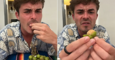 Reacción de un español al comer por primera vez mamoncillo en Cuba: "Qué bueno está esto"
