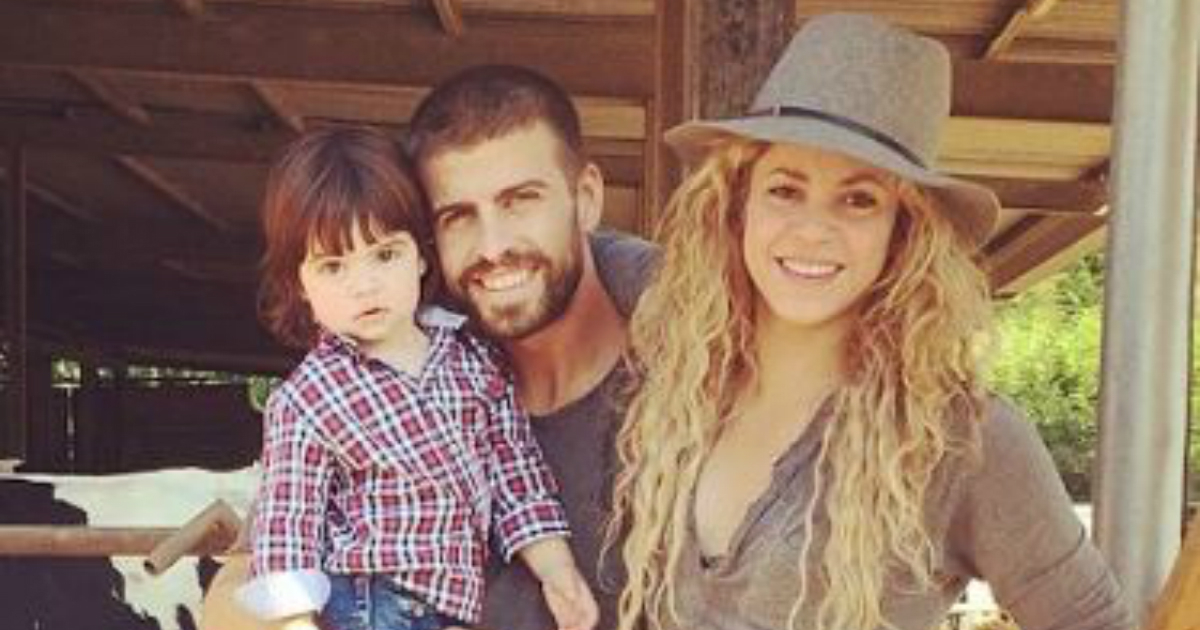 Shakira y Gerard Piqué con su hijo Milan © Instagram / Gerard Piqué