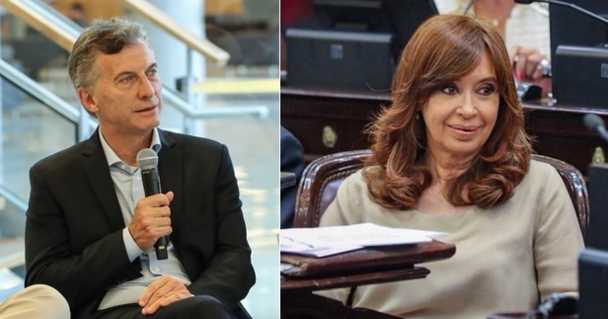 Twitter / Mauricio Macri y Cristina Kirchner