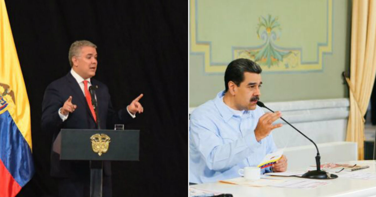 Iván Duque y Nicolás Maduro en imágenes de archivo © Twitter / Iván Duque / Twitter / Nicolás Maduro
