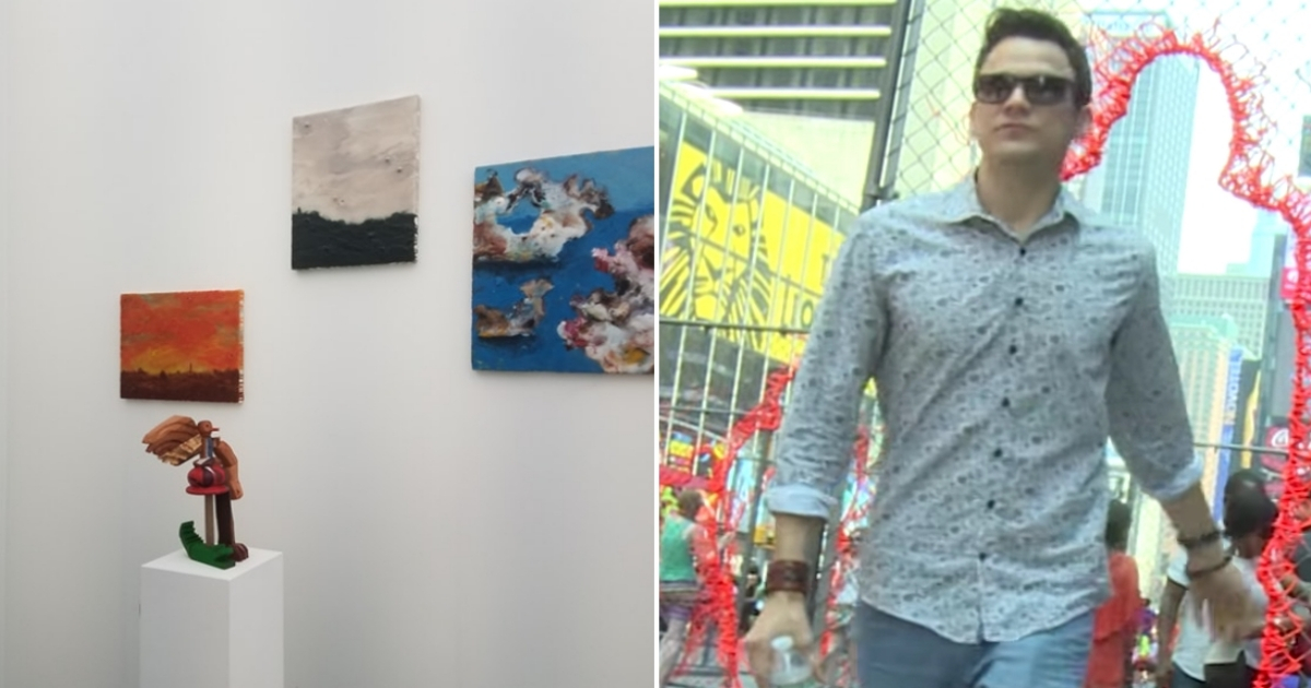 Collage con Daniel Domínguez y YouTube