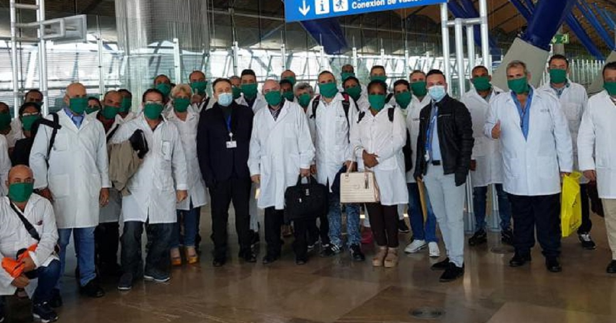 Médicos cubanos enviados a Andorra para ayudar a contener la propagación del coronavirus (imagen de referencia) © Twitter / Gustavo Machin