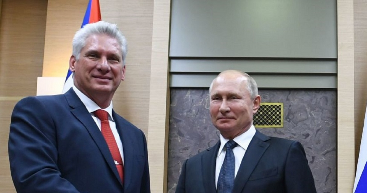 Díaz-Canel y Putin, en una imagen de archivo © Sputnik / Alexandr Vilf