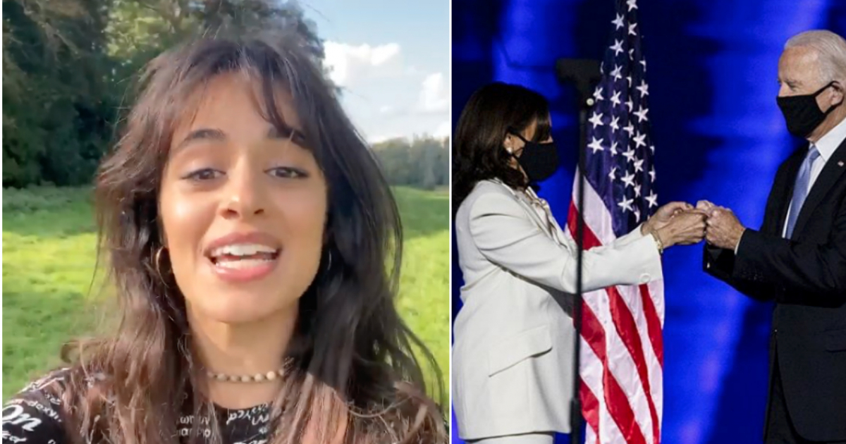 Así Celebró La Cubana Camila Cabello La Victoria De Joe Biden Y Kamala ...