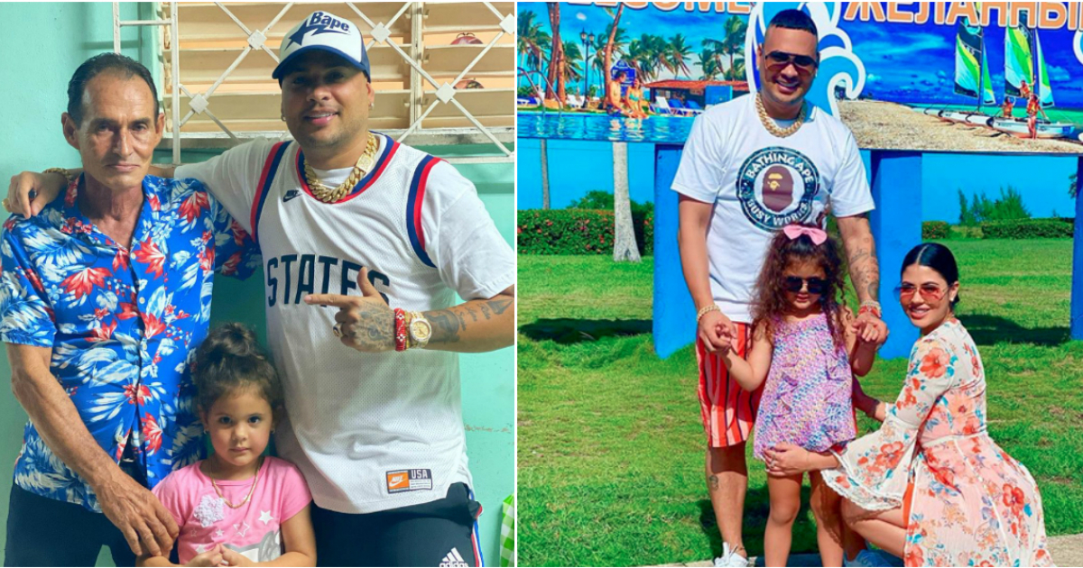 Jacob Forever regresa a Cuba con su familia y presenta a su papá