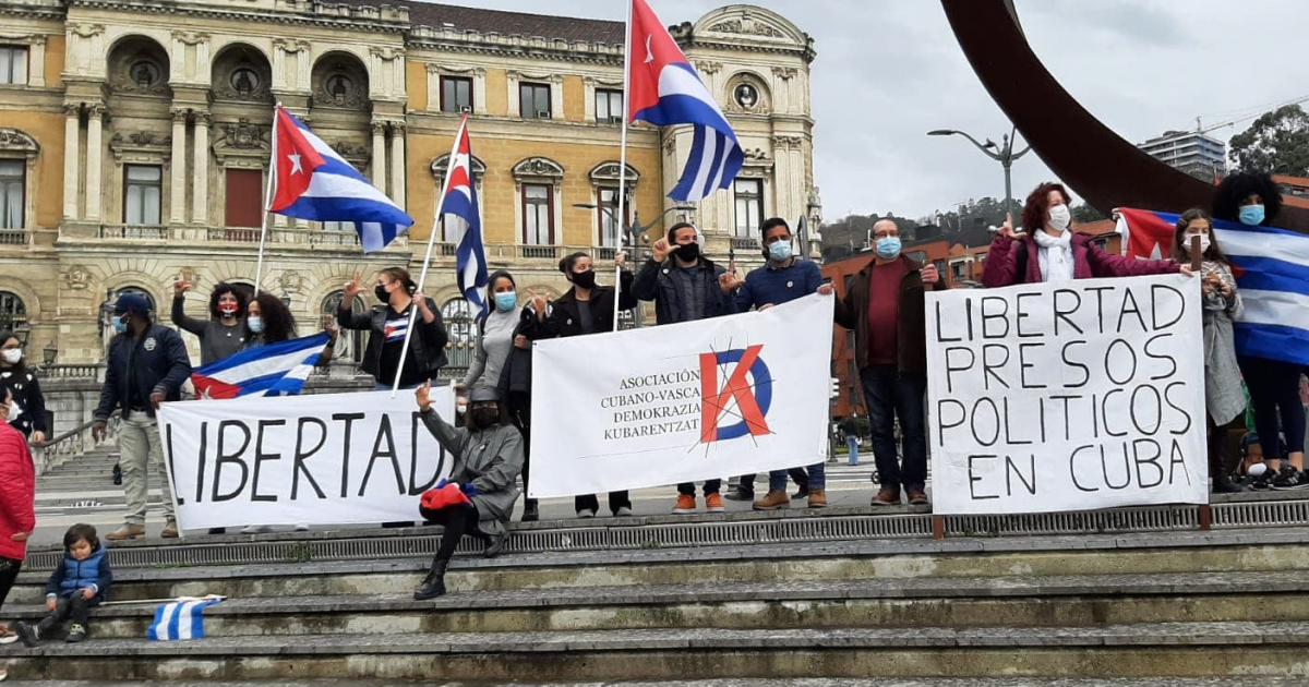 Demandan en Bilbao liberación de los presos políticos en Cuba