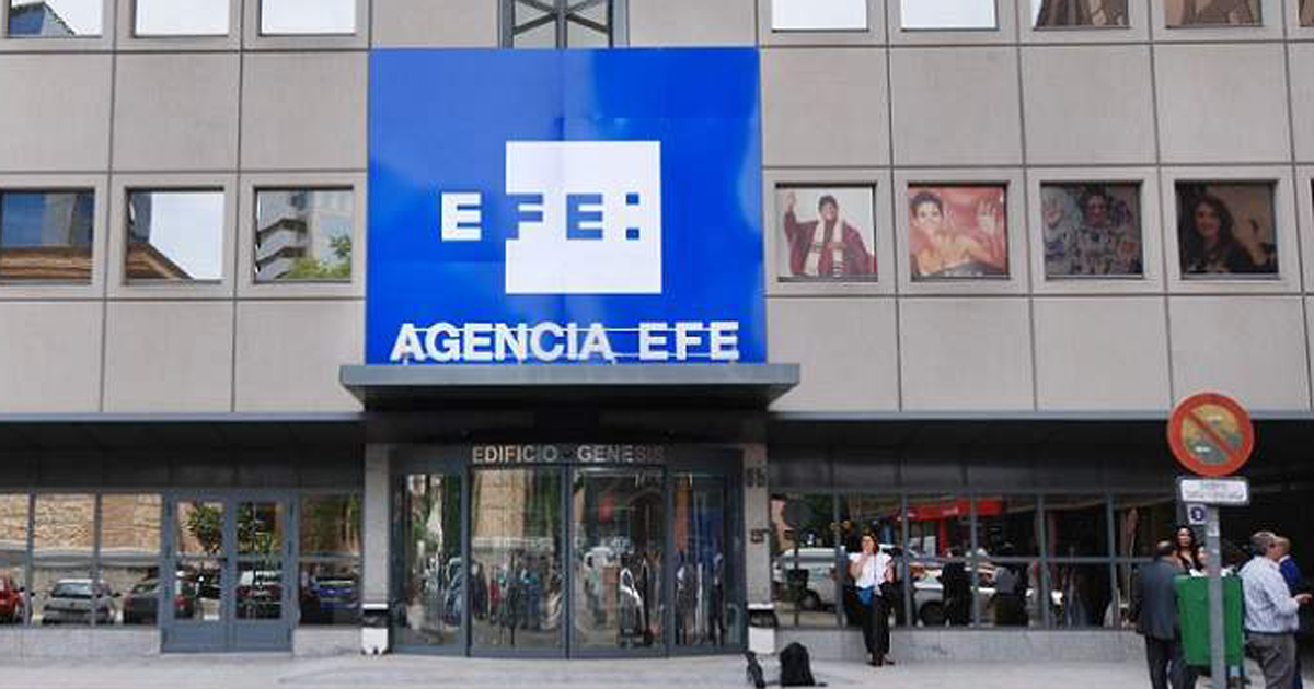 Edificio de la agencia EFE en su sede de Madrid. © EFE
