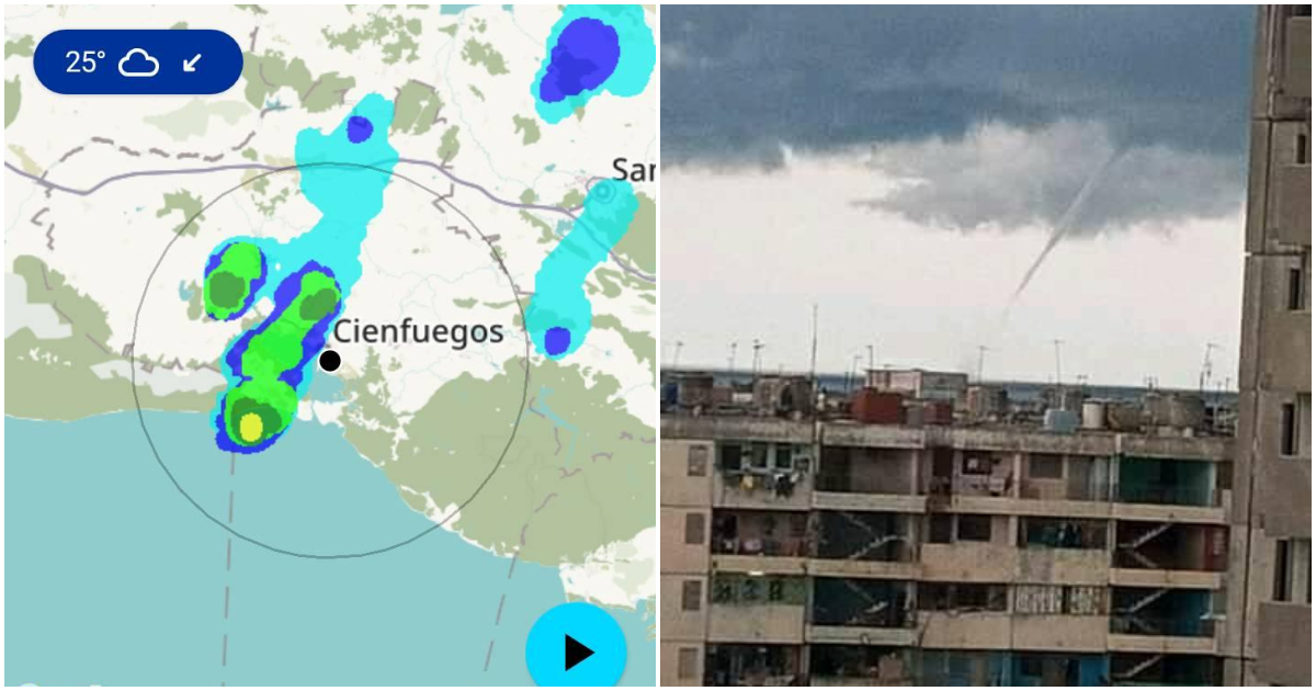 Facebook/ Grupo El tiempo en Cienfuegos
