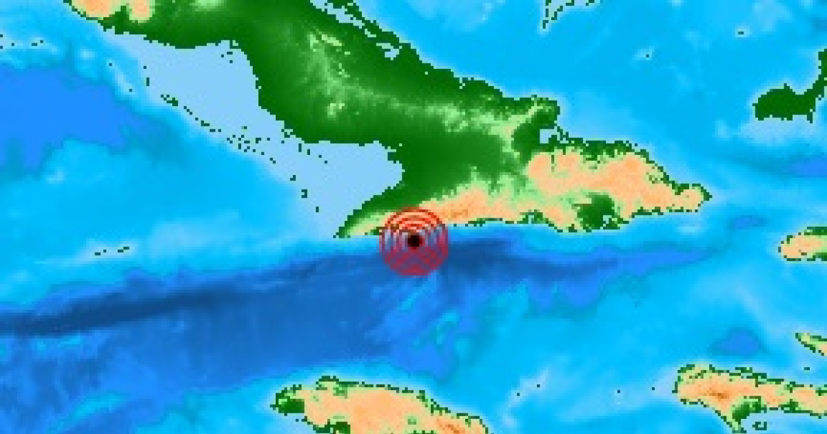 Sismo perceptible en Granma © CENAIS
