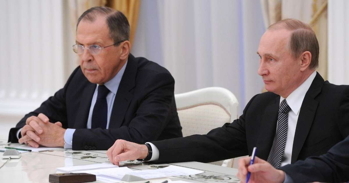 Sergei Lavrov y Vladimir Putin © Creative Commons