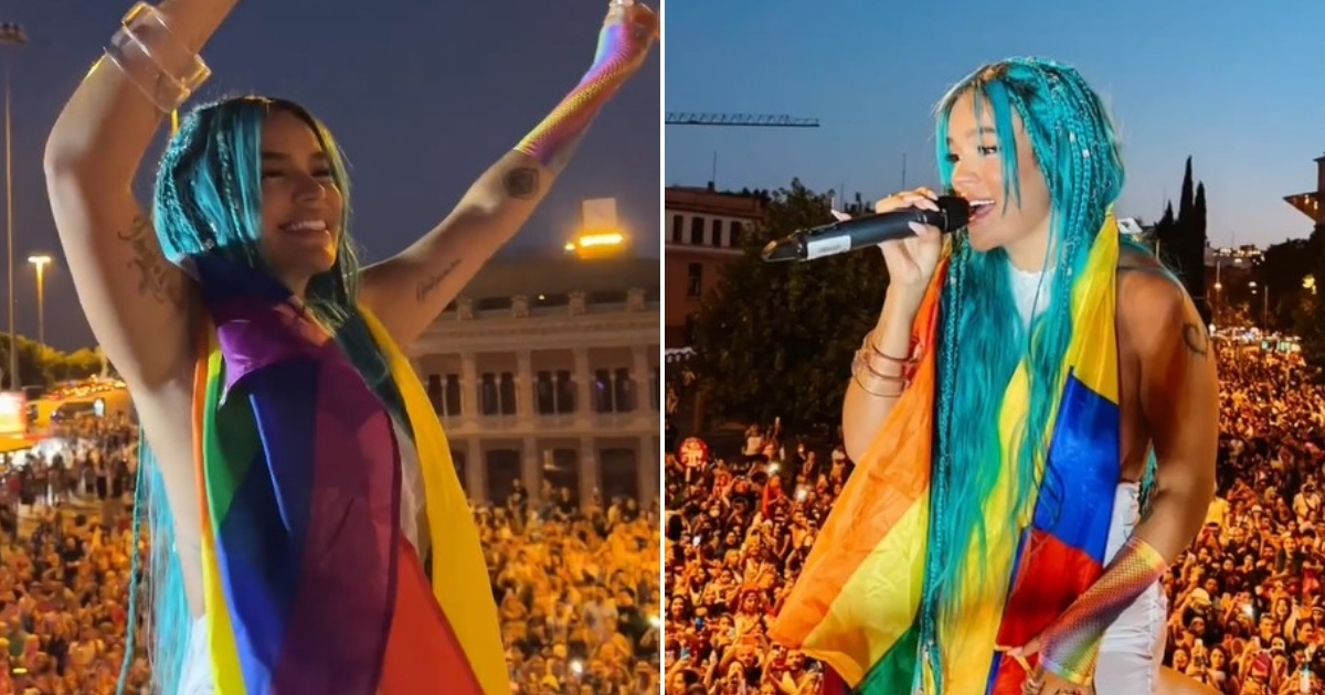 Karol G Canta "Provenza" Por Primera Vez En España En El Orgullo De Madrid