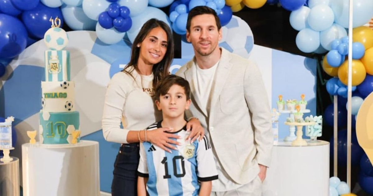  Leo Messi y Antonela Roccuzzo celebran el cumpleaños de su primogénito con una gran fiesta