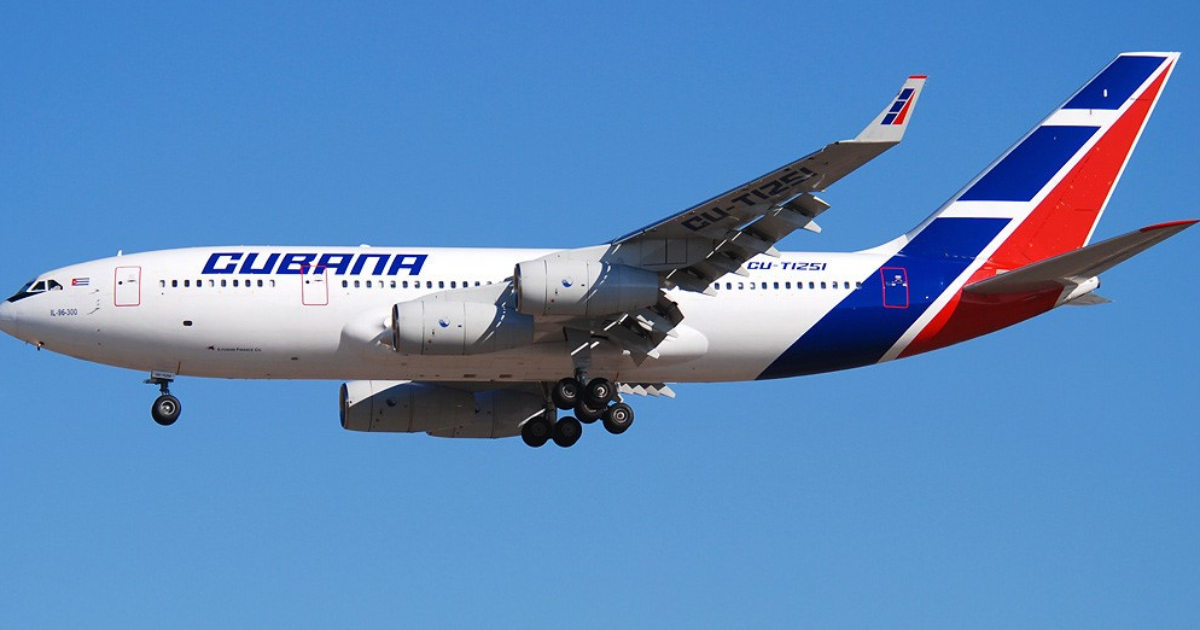Aeronave de Cubana de Aviación © cubana.cu