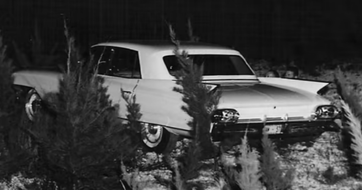 Auto en el que fue encontrado asesinado Joseph DiMare en 1961 © Captura/Local 10