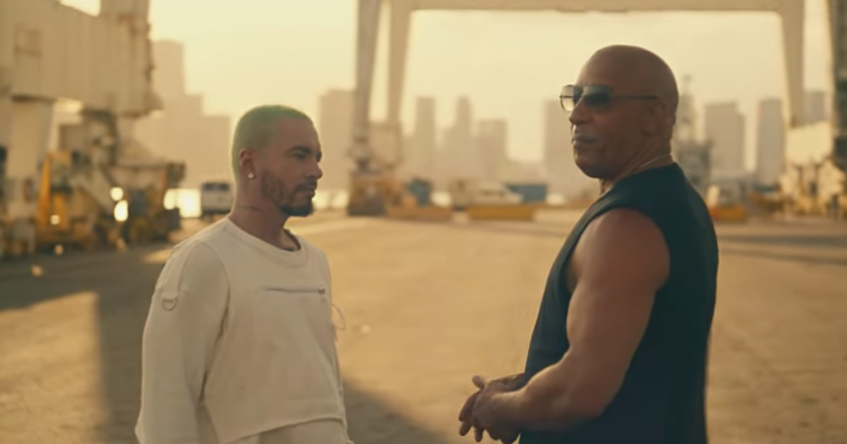 J Balvin y Vin Diesel en videoclip de "Toretto" © Youtube / J Balvin