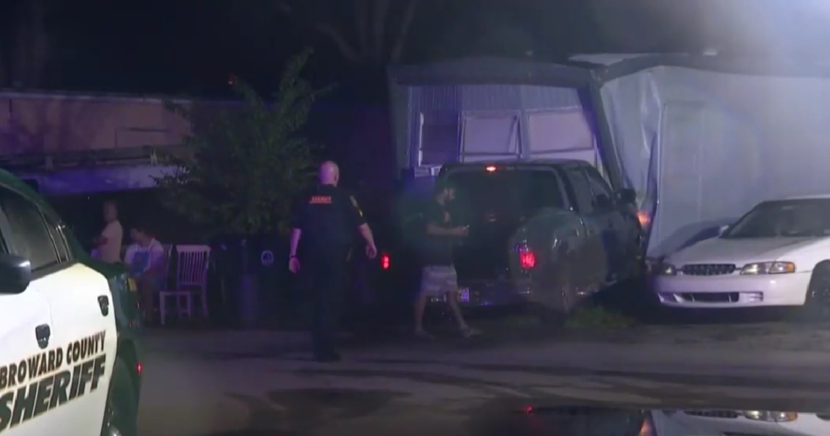 A truck crashes into a mobile home, injuring a sleeping teen in Florida