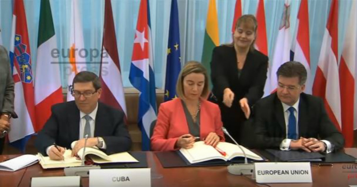 La Unión Europea Y Cuba Firman El Acuerdo Bilateral Que Normaliza Sus ...