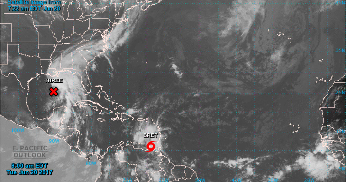 La Tormenta Tropical Bret Deja Fuertes Lluvias En La Costa Sureste De ...