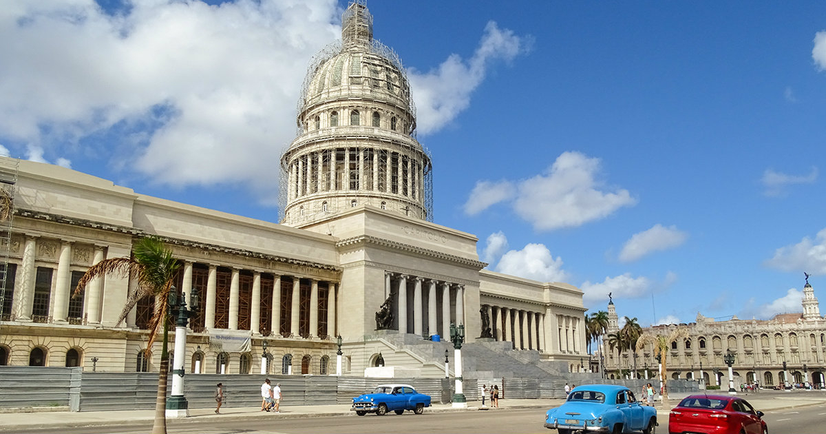 Así está hoy el Capitolio de La Habana