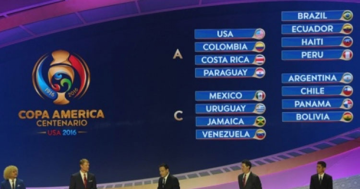 Definen Los Grupos De La Copa America Centenario