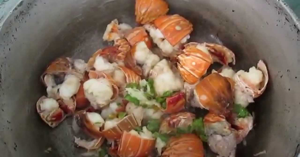 Receta de enchilado de Langosta al estilo cubano