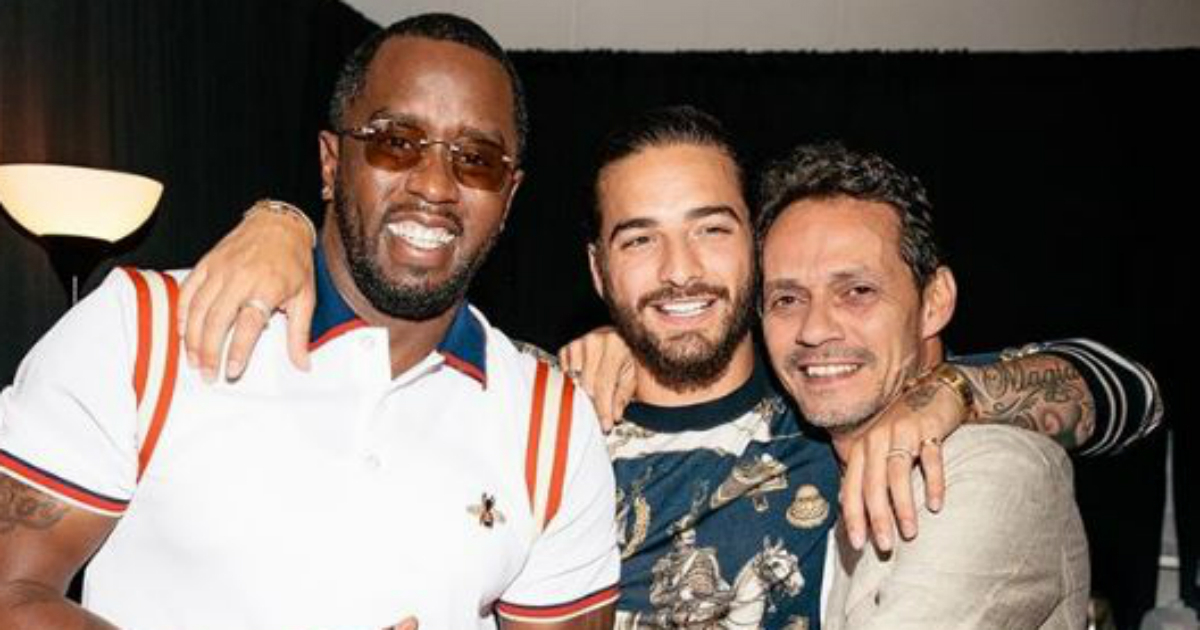 Maluma conquista Miami de la mano de Marc Anthony y Puff Daddy