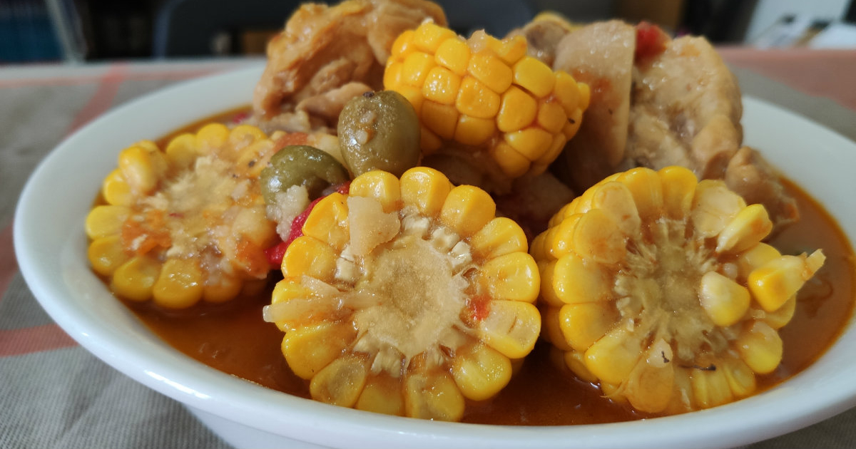 Receta de Guiso de maíz con pollo - CiberCuba Cocina